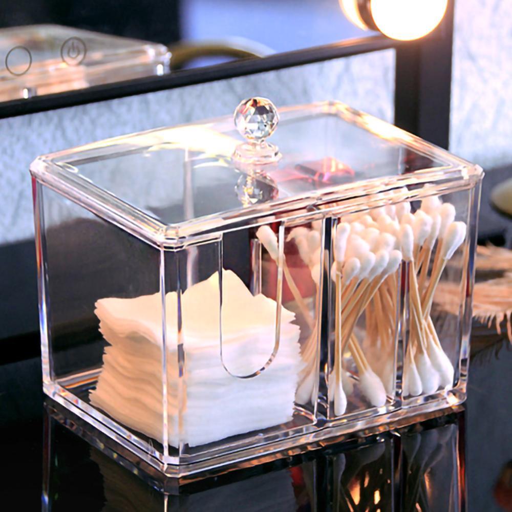 Health & Beauty - Multifunctional Storage box for cotton, tool supplies, makeup, or office