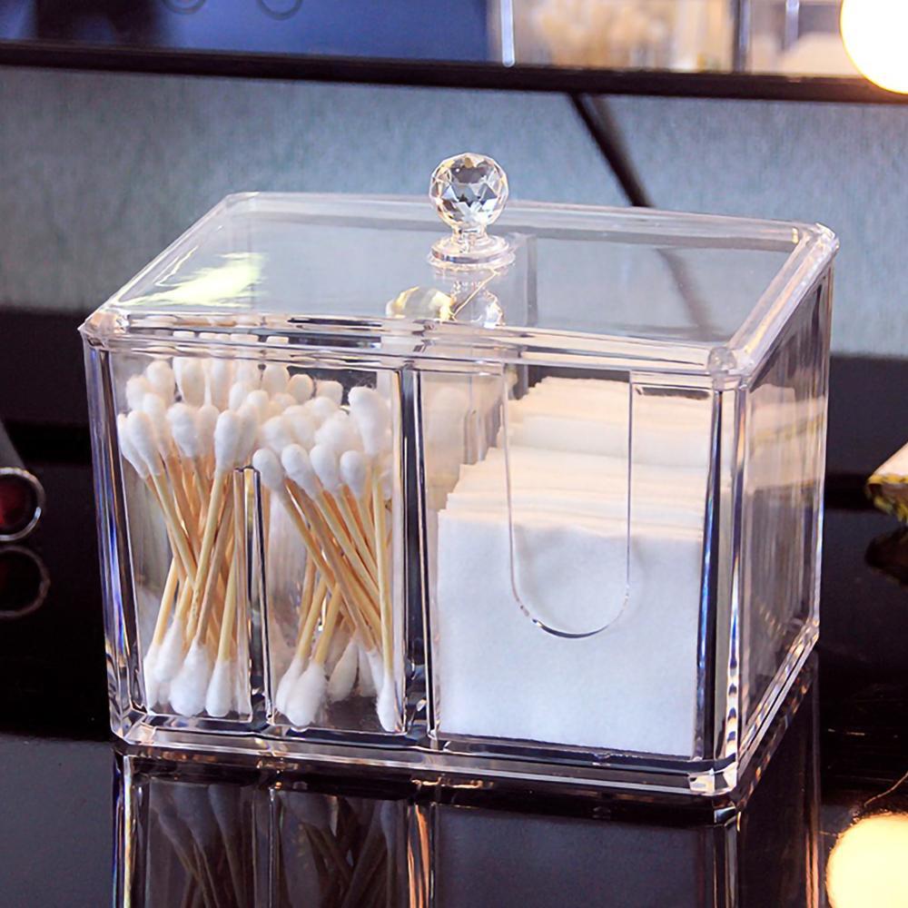 Health & Beauty - Multifunctional Storage box for cotton, tool supplies, makeup, or office