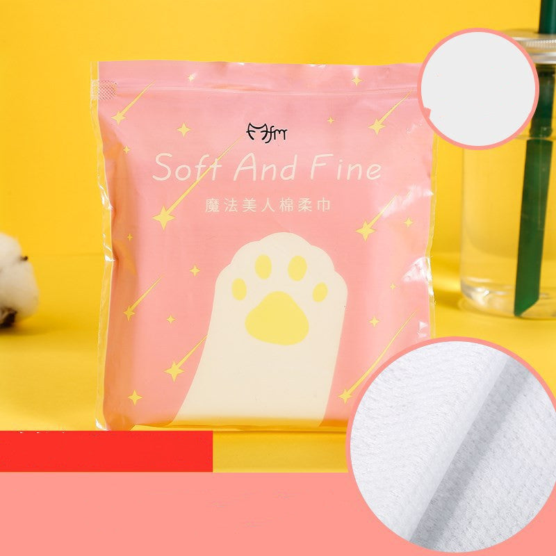 Health & Beauty - Removable Soft Towel Roll Makeup Remover Towel