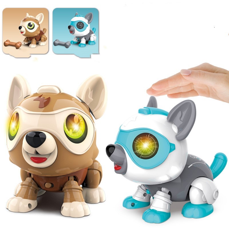 Electronic - Toy - Children's Voice-Activated Touch-Sensing Robot Dog