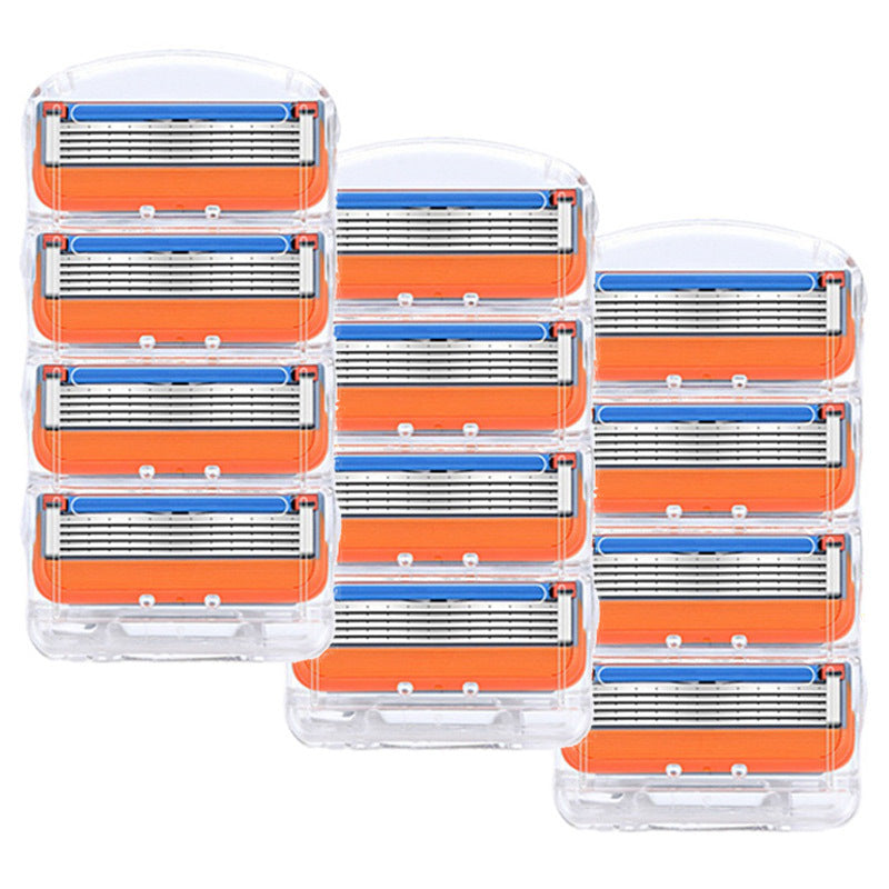 Health & Beauty - Men's razor 5-layer razor blade refills and handle