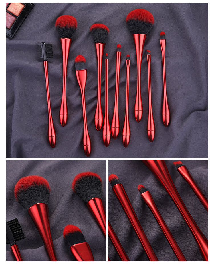 Health & Beauty - Small waist makeup brush set