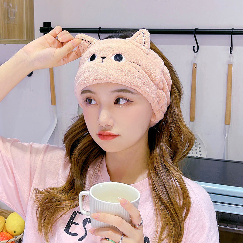 Health & Beauty - Kitty Headband for Makeup Removal Hair Cover