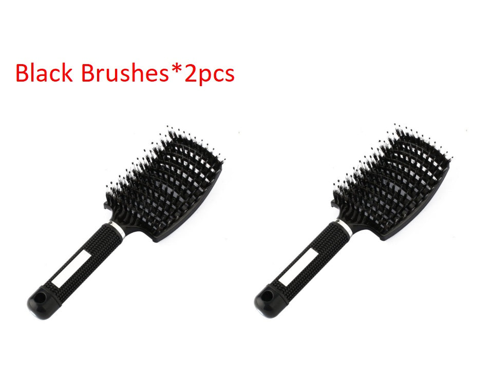 Health & Beauty - Hairbrush Anti Knot Brushy Haarborstel Women Detangler Hair Brush