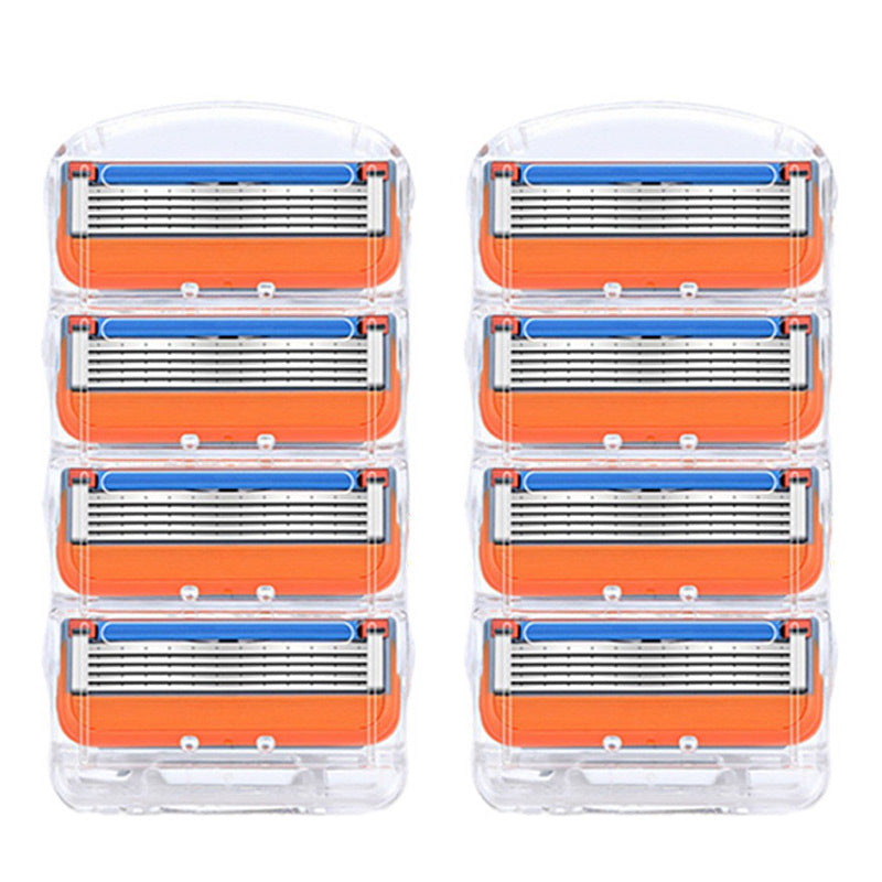 Health & Beauty - Men's razor 5-layer razor blade refills and handle