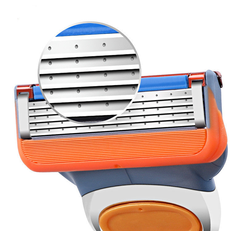 Health & Beauty - Men's razor 5-layer razor blade refills and handle