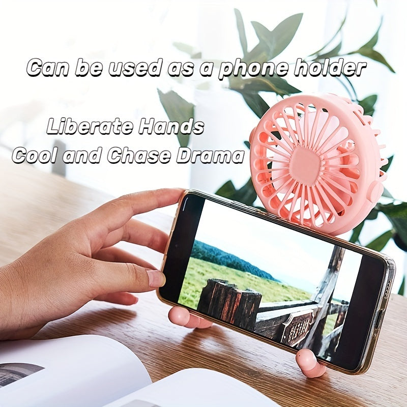 Electronic - Home - New Portable USB Mini Fan Octopus Adjustable Fan With Light
