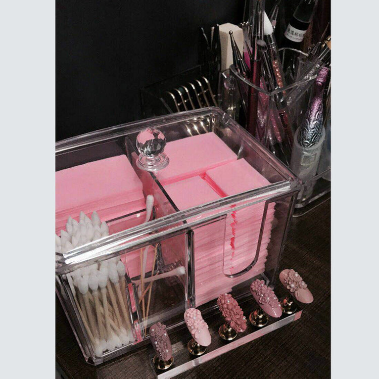 Health & Beauty - Multifunctional Storage box for cotton, tool supplies, makeup, or office