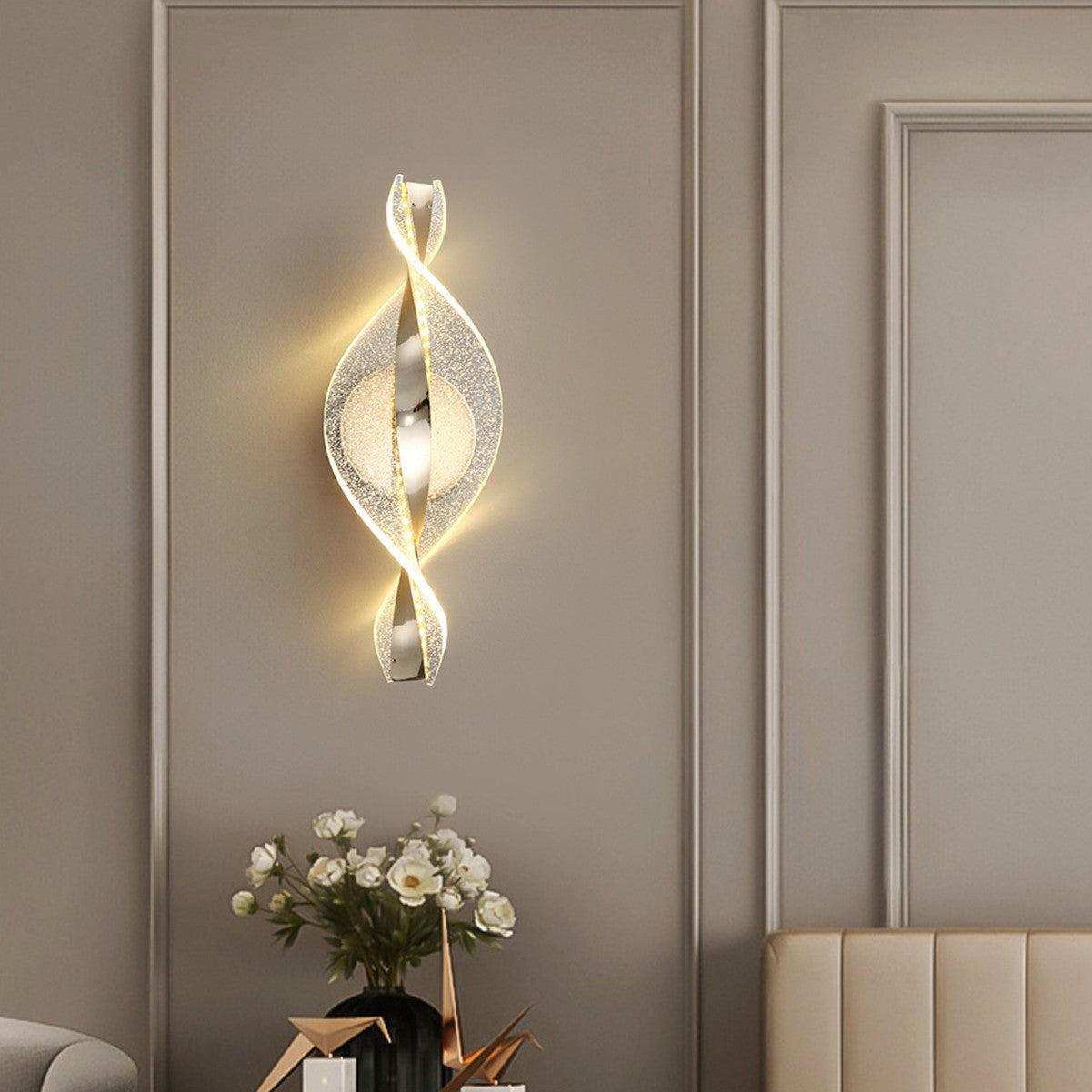 Electronic - Home - Golden Decoration Aluminum Wall Lamp Snowflake LED Corridor Lights