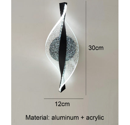 Electronic - Home - Golden Decoration Aluminum Wall Lamp Snowflake LED Corridor Lights