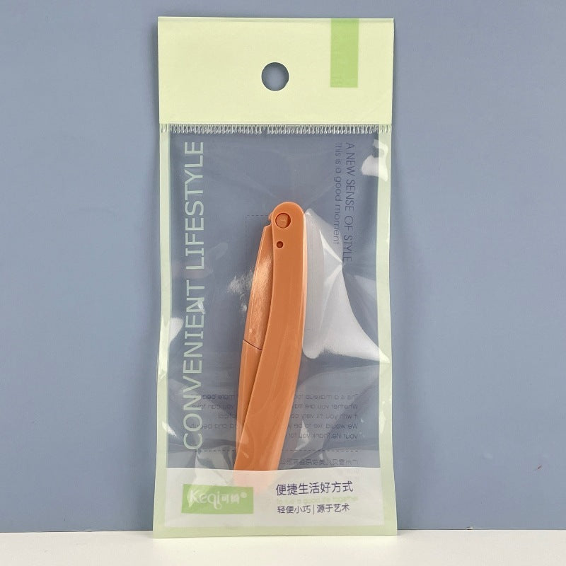 Health & Beauty - Stainless Steel Eyebrow Trimmer Folding Eyebrow Scraper 3pk
