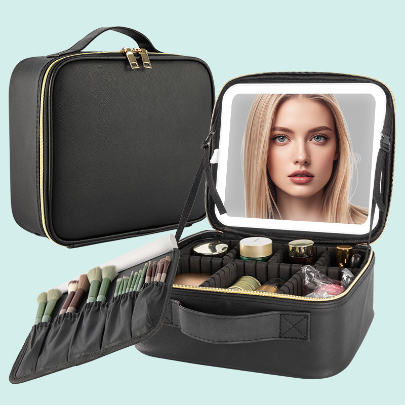 Health & Beauty - Makeup Case With Light Black