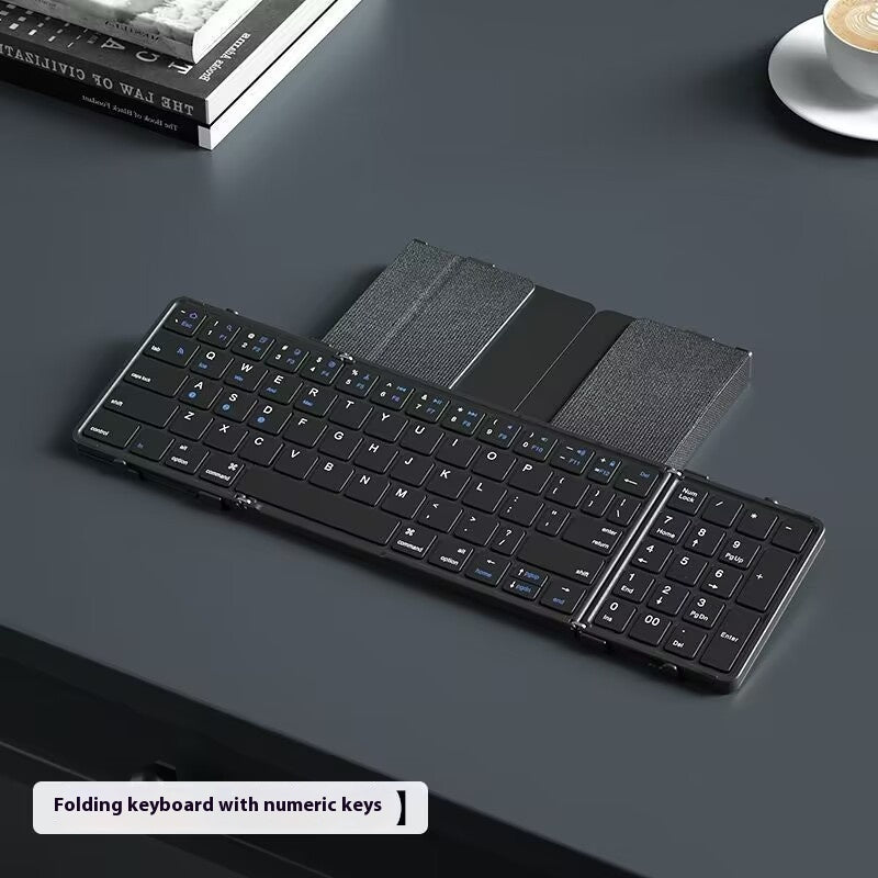 Electronic - Office - Portable Folding Bluetooth Keyboard for Tablets