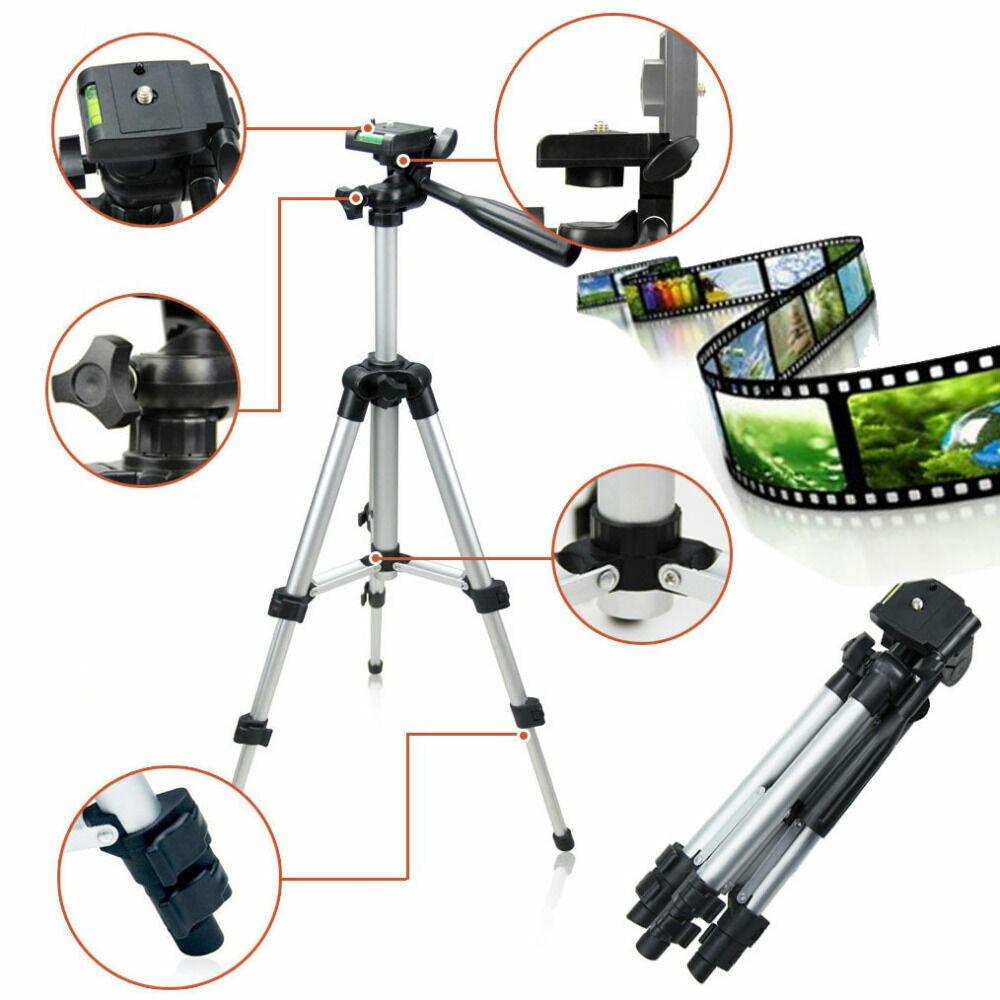 Electronic - Phone - Professional Camera Tripod Stand Holder Mount For Cell Phone