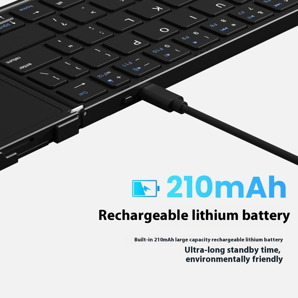 Electronic - Office - Portable Folding Bluetooth Keyboard for Tablets