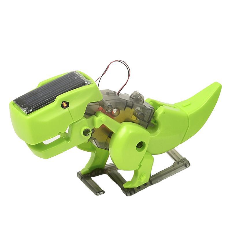 Electronic - Toy - DIY 4in1 Transforming Solar Powered DinoRobot
