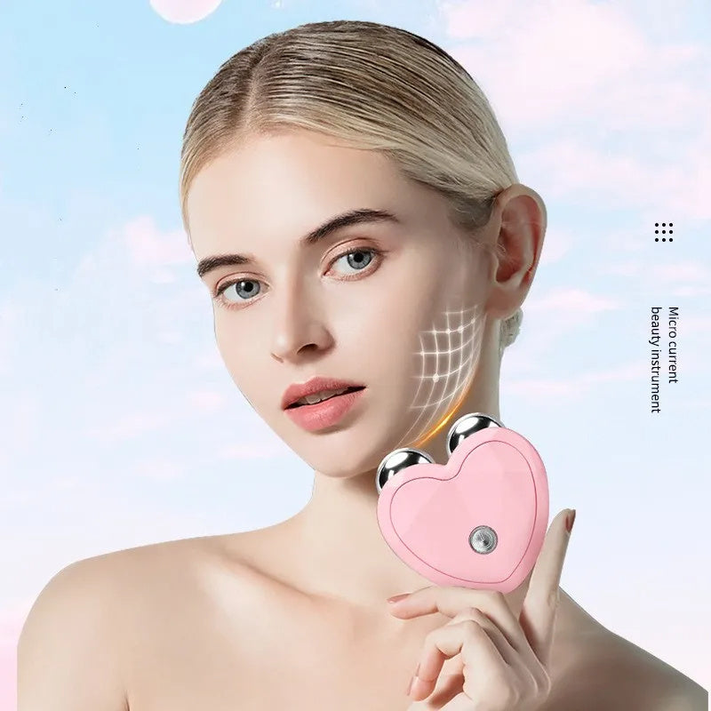Health & Beauty - EMS Face Lifting Machine Facial Massager Microcurrent Roller