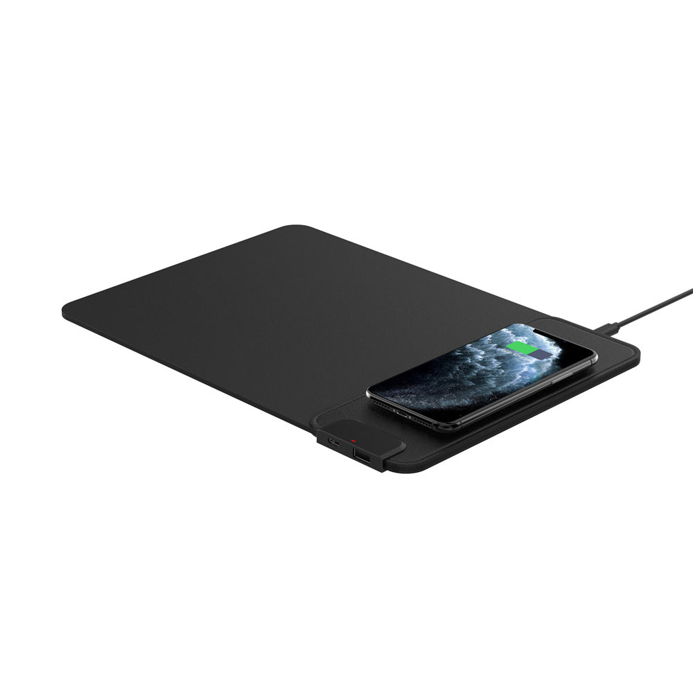 Electronic - Office - Wireless Charging Mouse Pad Leather Case Multifunctional