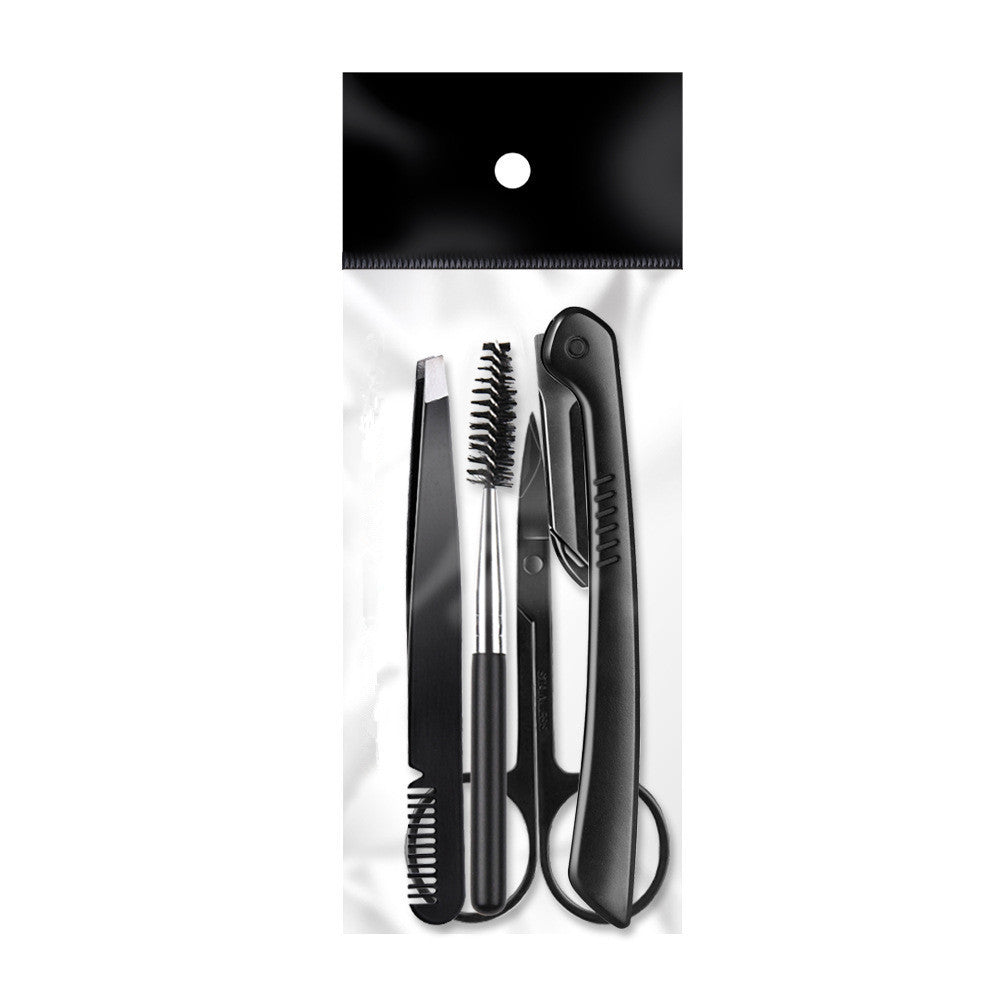 Health & Beauty - Black Eyebrow Trimming Set