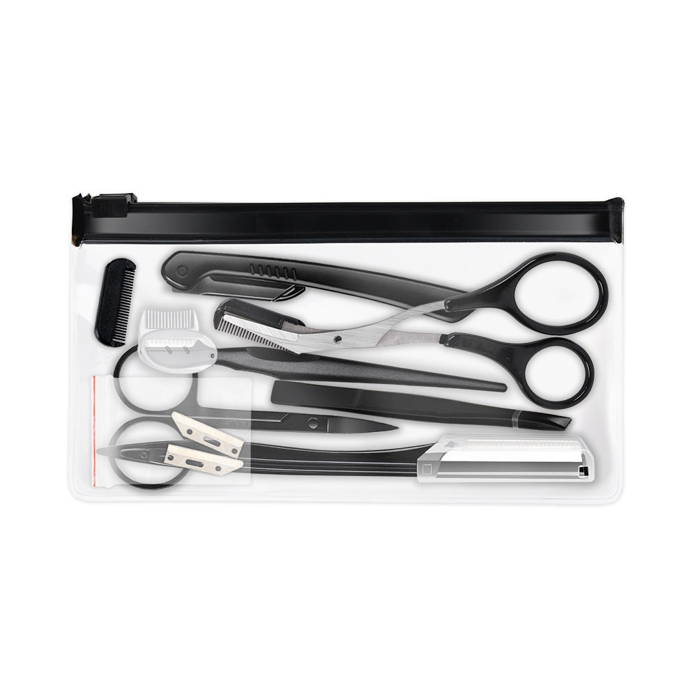 Health & Beauty - Black Eyebrow Trimming Set