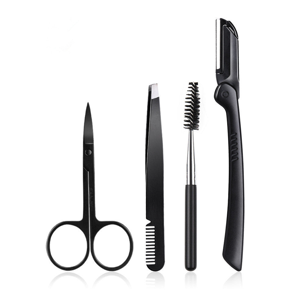 Health & Beauty - Black Eyebrow Trimming Set