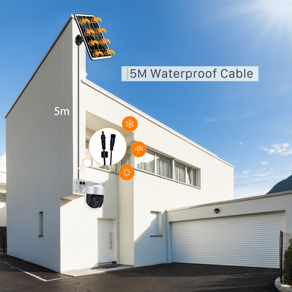 Electronic - Home - Solar Powered Wireless WiFi Surveillance Camera