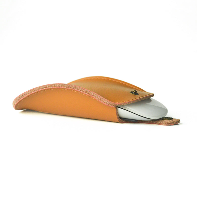 Electronic - Phone - Apple Mouse Storage Bag Leather Protective Case Bluetooth