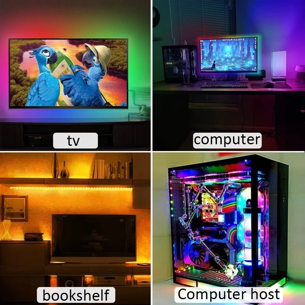 Electronic - Home - LED Lights With Usb Tv Background Lighting