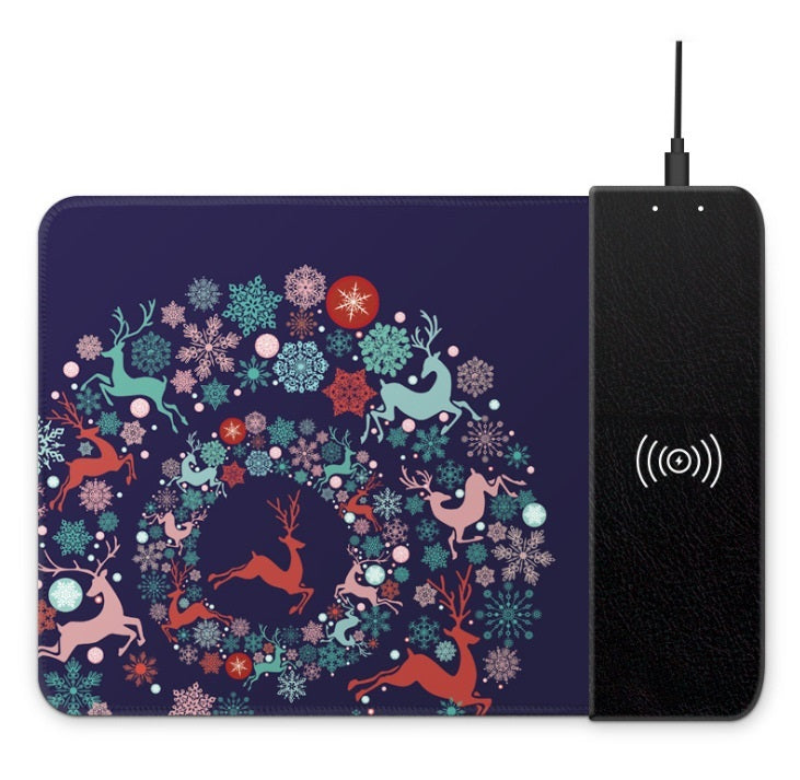 Electronic - Office - Wireless Charging Mouse Pad Cute Cartoon Mousepad