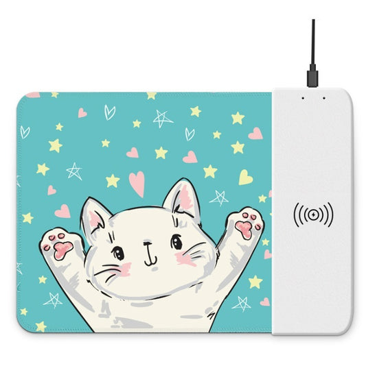 Electronic - Office - Wireless Charging Mouse Pad Cute Cartoon Mousepad