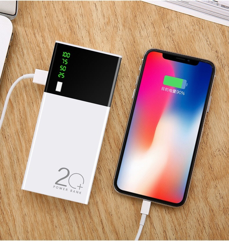 Electronic - Travel - 20000Mah Power Bank Black Rice Power Bank
