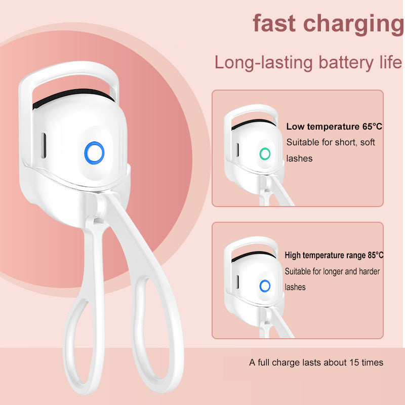 Health & Beauty - Eyelash Curler Portable - Electric Heated Comb