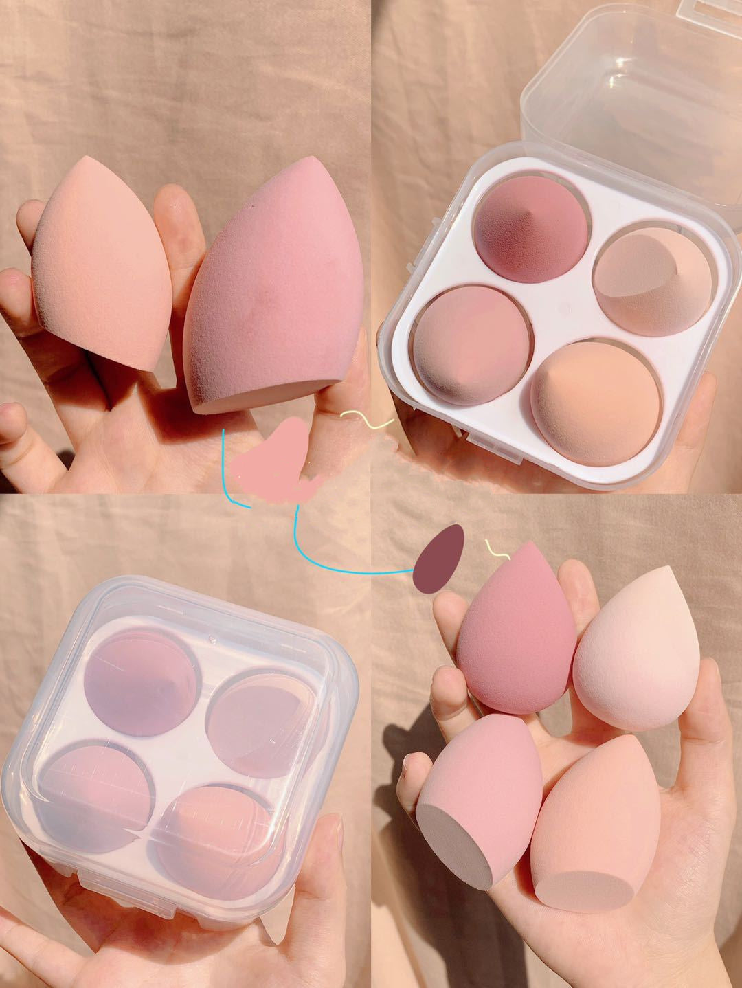 Health & Beauty - Makeup egg box