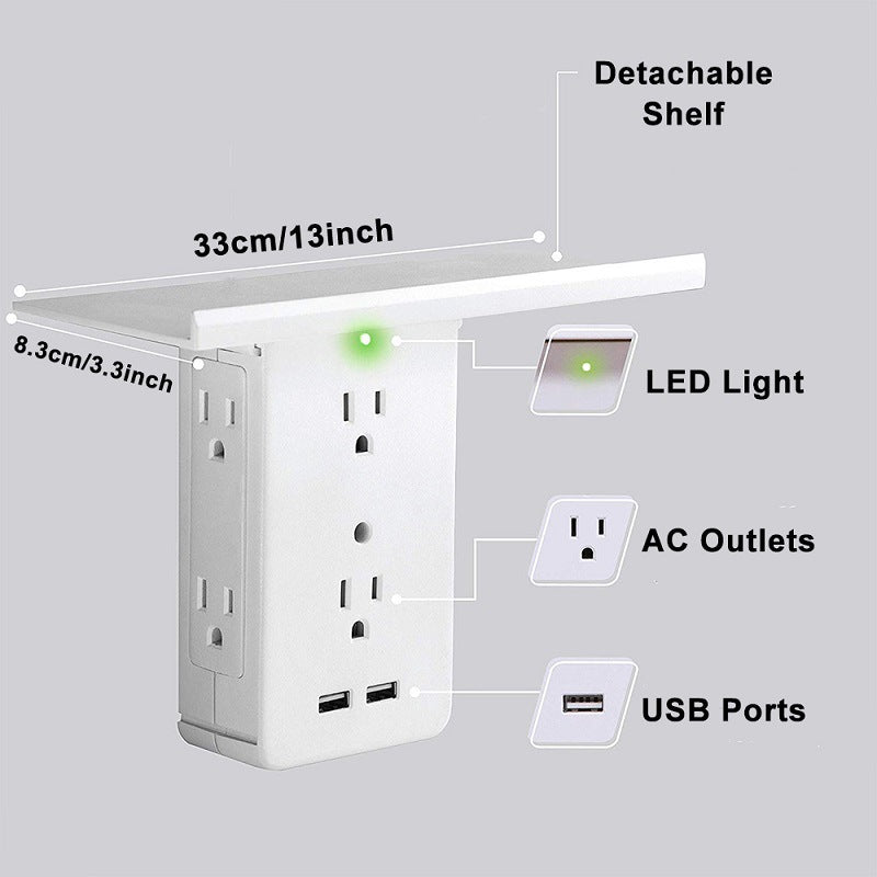 Electronic - Tray Wall Insert Bracket Wall Plug US