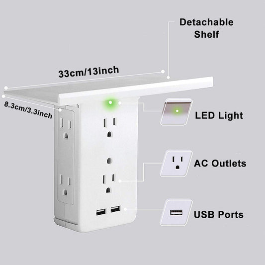 Electronic - Tray Wall Insert Bracket Wall Plug US