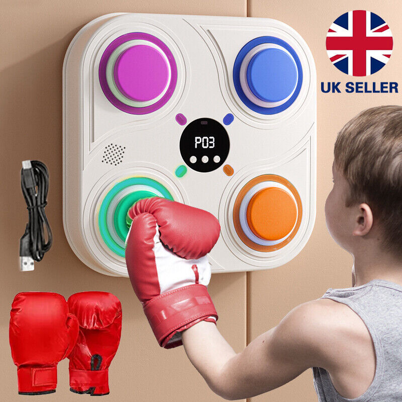 Electronic - Toy - Smart Boxing Music Machine Home Training Bluetooth with LED