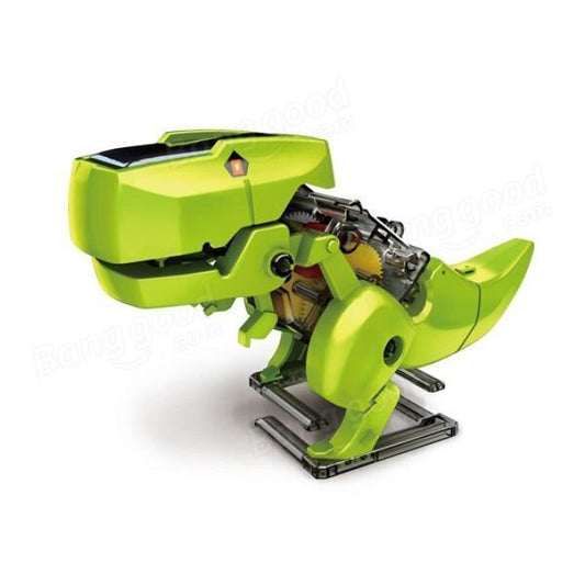 Electronic - Toy - DIY 4in1 Transforming Solar Powered DinoRobot