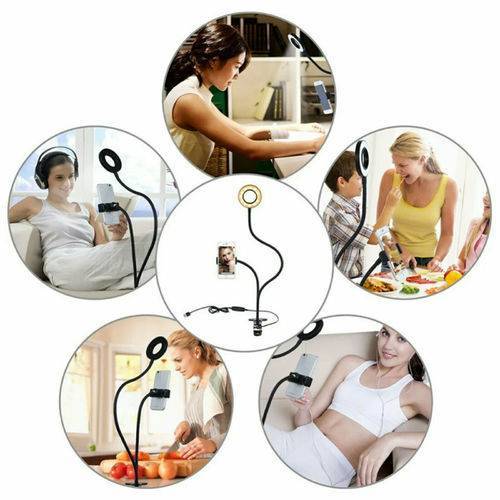 Electronic - Phone - Ring Light Dimmable Phone Selfie Tripod Stand