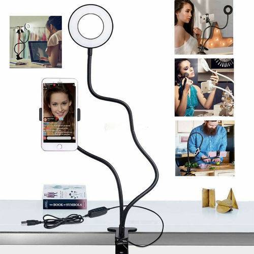 Electronic - Phone - Ring Light Dimmable Phone Selfie Tripod Stand