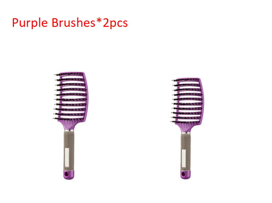 Health & Beauty - Hairbrush Anti Knot Brushy Haarborstel Women Detangler Hair Brush