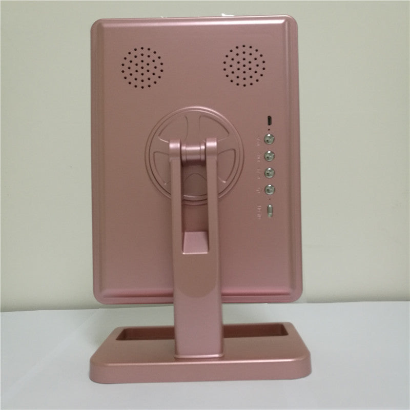 Health & Beauty - Touch Screen Makeup Mirror With 20 LED Light Bluetooth Music Speaker 10X Magnifying