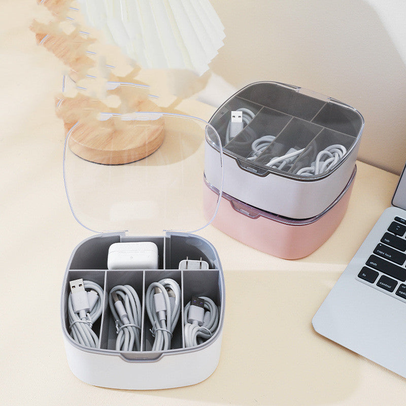 Electronic - Phone - Charging Cable Storage Cable Management Box