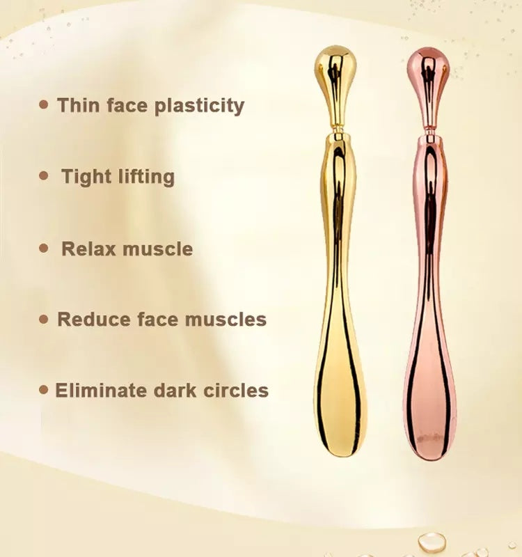 Health & Beauty - Eye Cream Stick Roller For Face Metal Spatula Eye Wand 10cm
