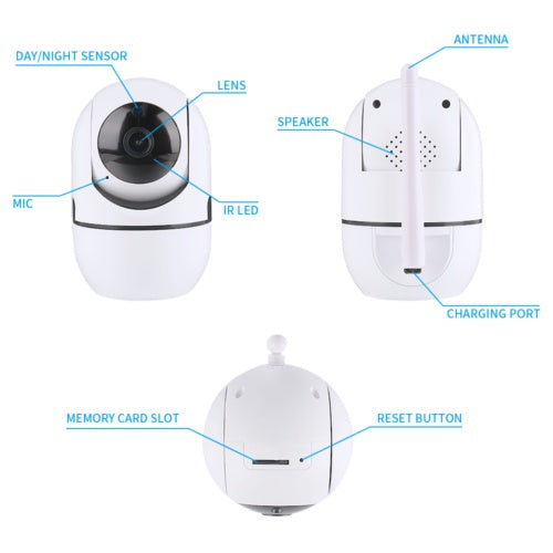Electronic - Home - UK 1080P IP WIFI Outdoor CCTV HD PTZ Smart Home Security IR Camera
