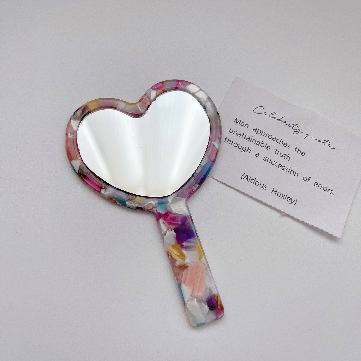 Health & Beauty - Fashion Portable Love Makeup Small Mirror