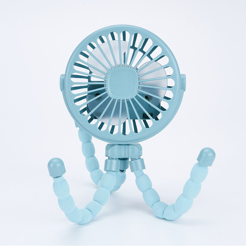 Electronic - Home - New Portable USB Mini Fan Octopus Adjustable Fan With Light