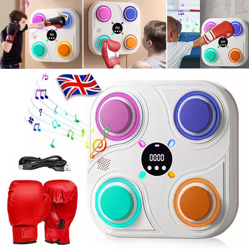 Electronic - Toy - Smart Boxing Music Machine Home Training Bluetooth with LED