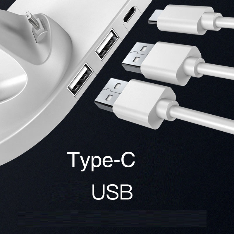 Electronic - Phone - Wireless Charger For iPhone - 6 In 1 Charging Dock Station