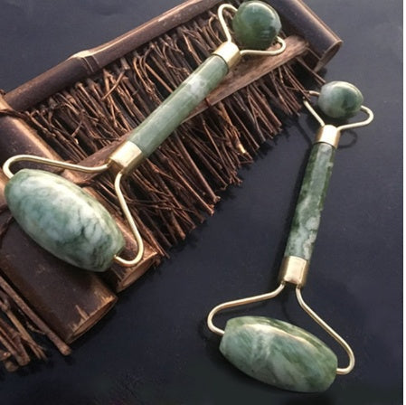 Health & Beauty - Rose Quartz Roller Slimming Face Massager Lifting Tool Natural Jade