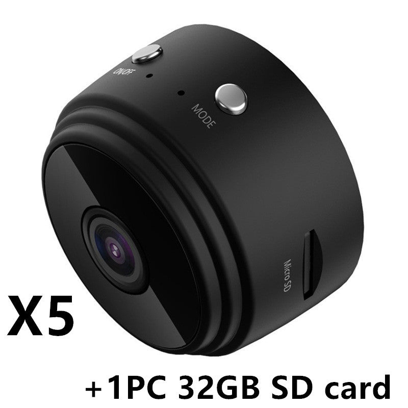 Electronic - Home - Surveillance Camera Small Home Wifi Remote High-definition Night Vision Free Plug-in Monitor